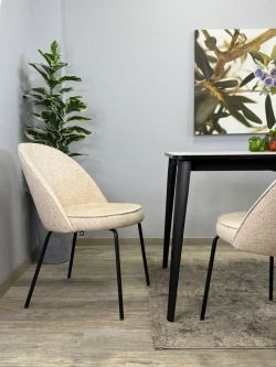 Стул KENNER 176SD черный/бежевый