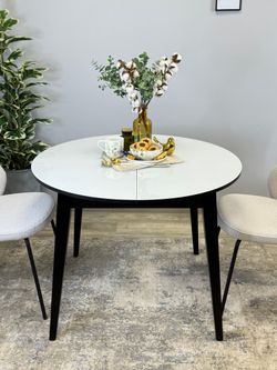 Стол KENNER 1000 М венге/стекло белое глянец