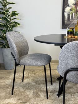 Стул KENNER 307SD черный/серый