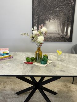 Стол KENNER BR1300 черный/керамика NEW ARMANI GRAY