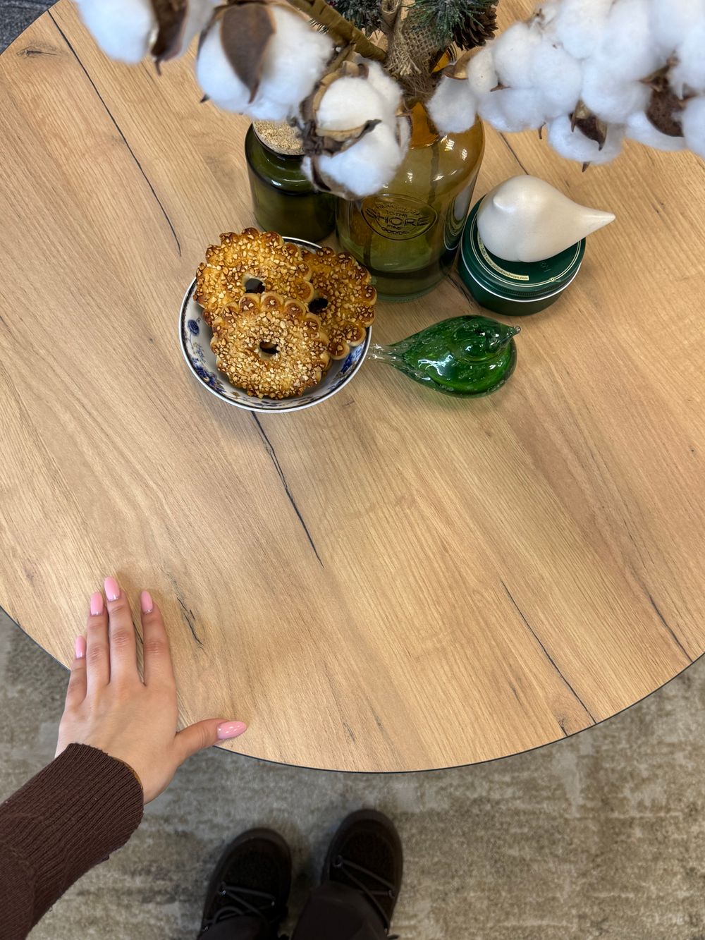 Стол KENNER ER750 черный/дуб крафт золотой