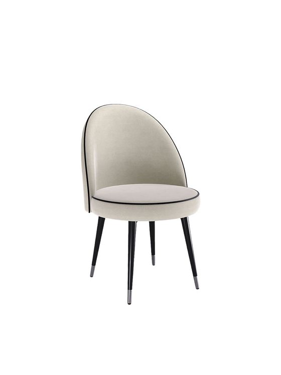 Стул Kenner 176KK черный/бежевый велюр