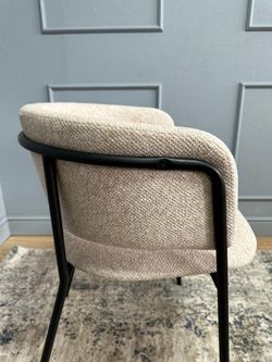 Комплект стульев 2шт KENNER 303SD черный/микробукле бежевый