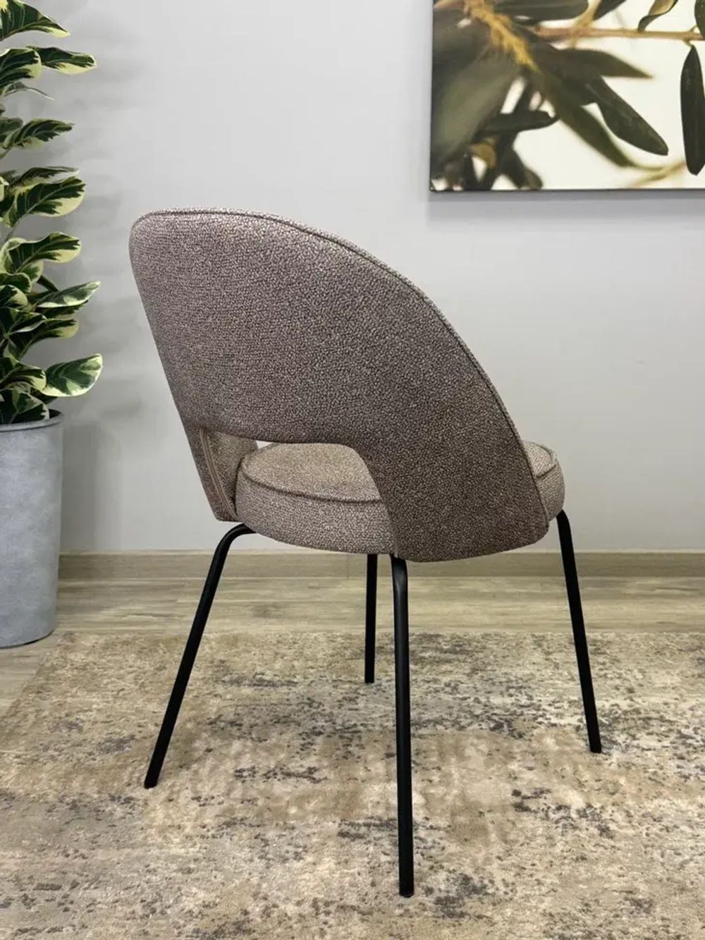 Стул KENNER 179SD черный/капучино