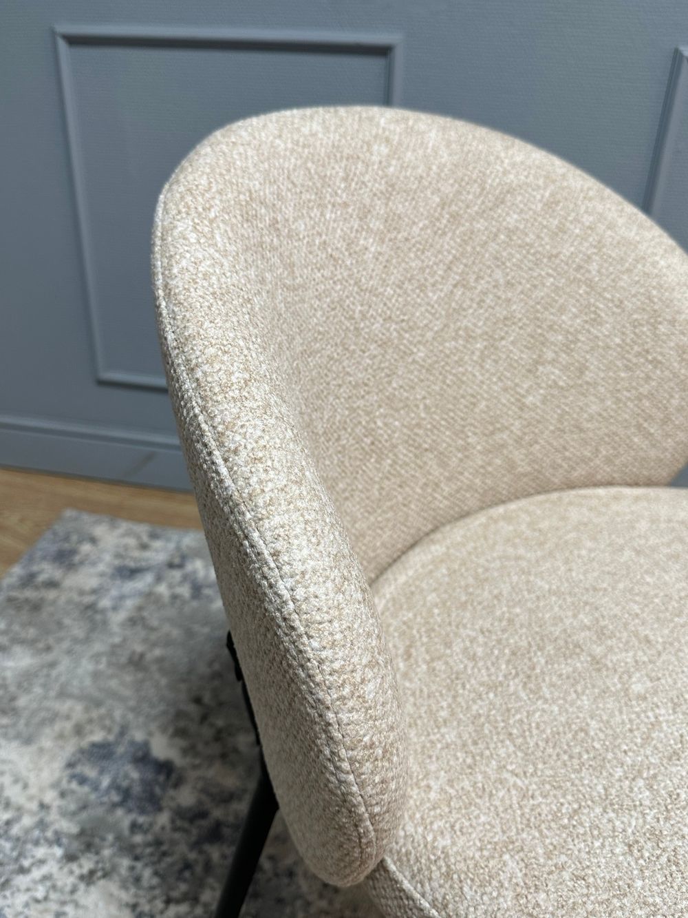 Комплект стульев 2шт KENNER 304SD черный/бежевый микробукле