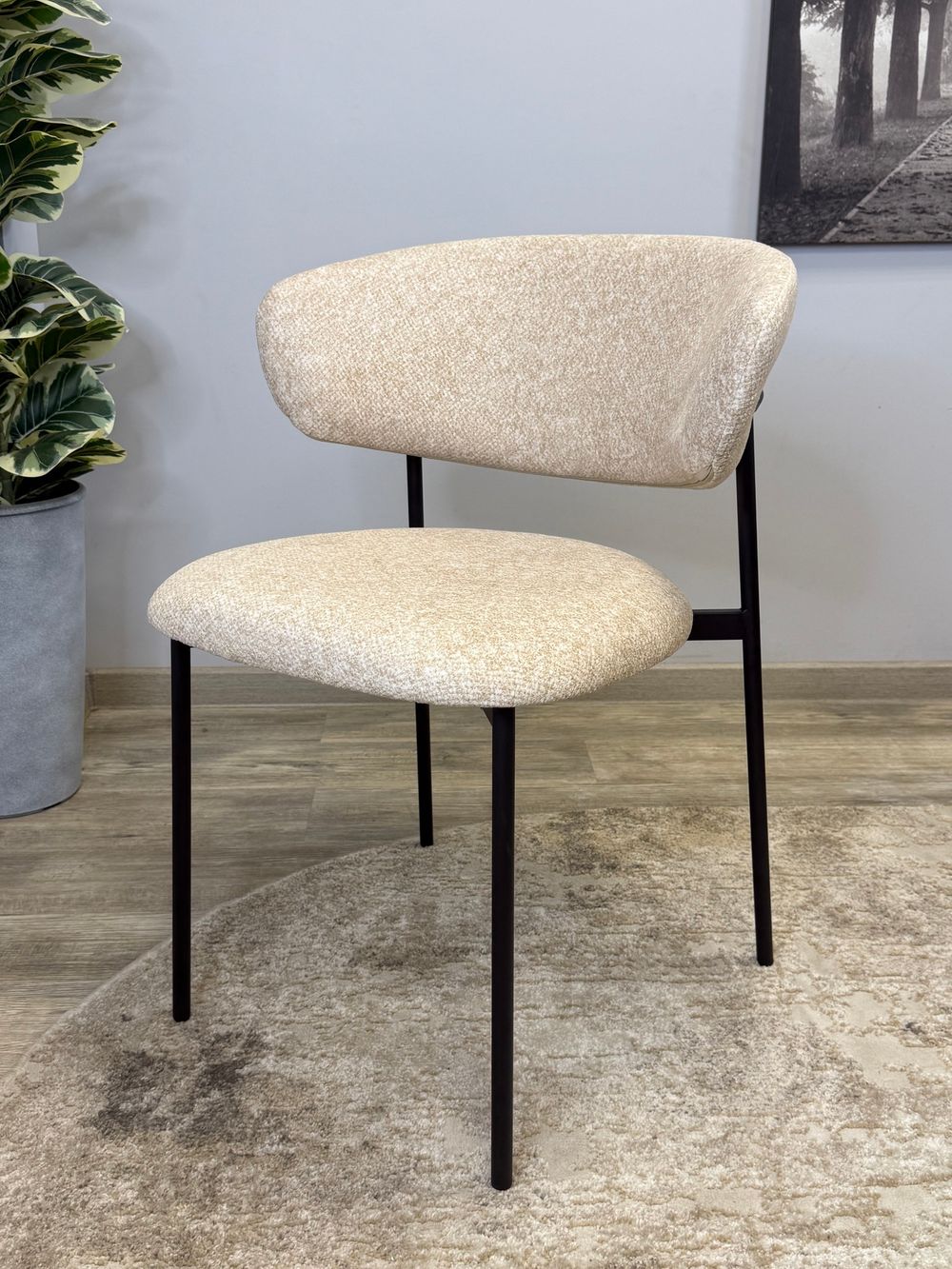 Стул KENNER 309SD черный/бежевый