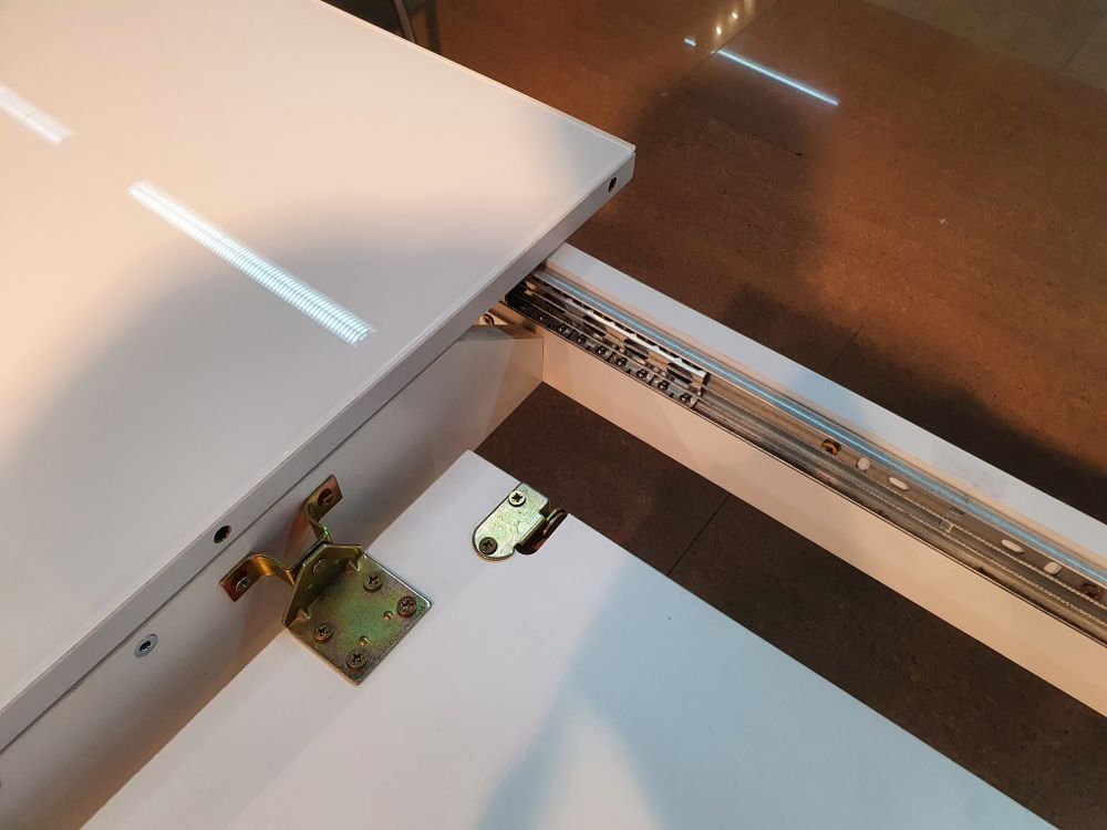 Стол KENNER 1100s белый/стекло белое глянец