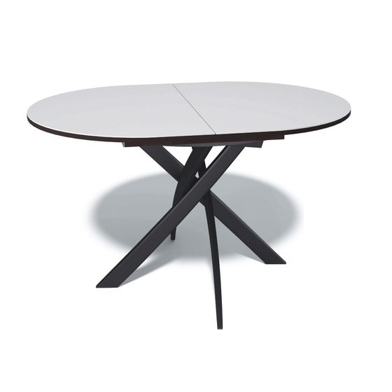 Стол KENNER B1300 венге/стекло белое сатин