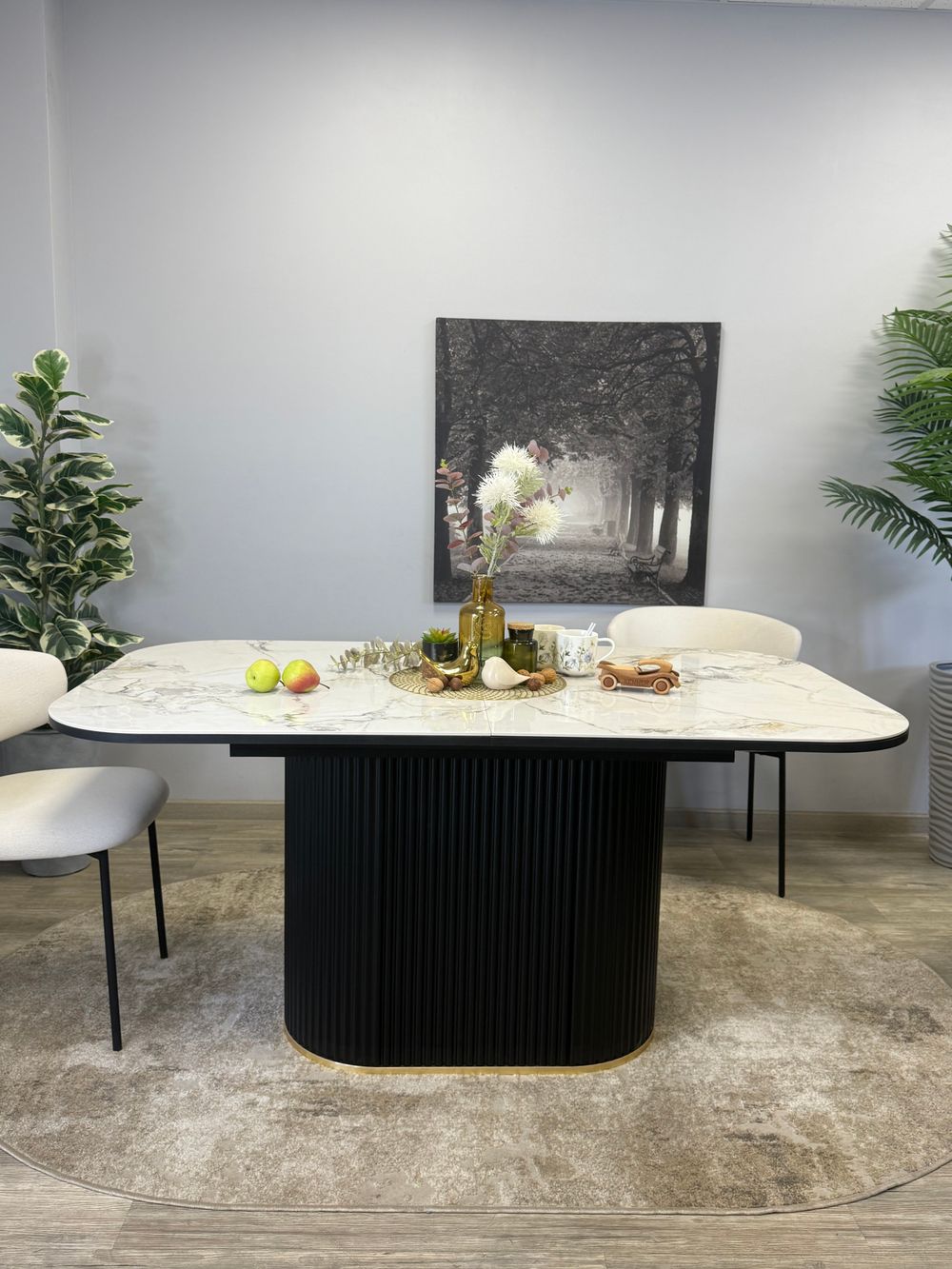 Стол Kenner LDs1600, черный/керамика SHAKESPEARE BLACK