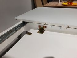 Стол KENNER 1100s белый/стекло белое сатин