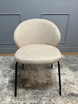 Комплект стульев 2шт KENNER 304SD черный/бежевый микробукле