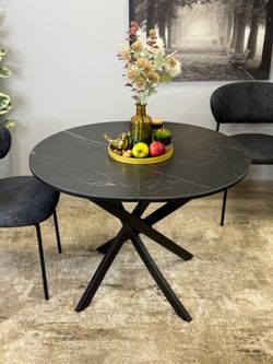 Стол KENNER R1000s черный/керамика черная