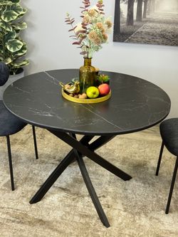 Стол Kenner R1000, черный/керамика SHAKESPEARE BLACK арт.170106