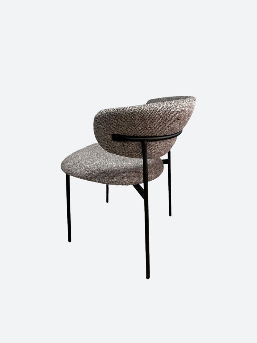 Стул KENNER 309SD черный/микробукле капучино