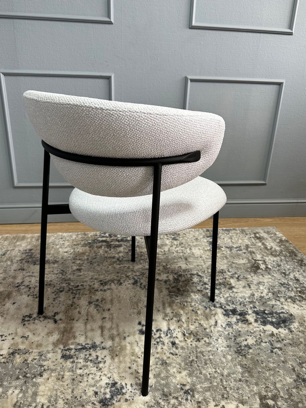 Комплект стульев 2шт KENNER 309SD черный/микробукле серебристый