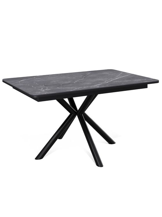 Стол KENNER DM1400 черный/керамика черная