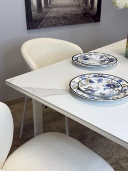 Стол KENNER LK900 белый/керамика GLORIA WHITE