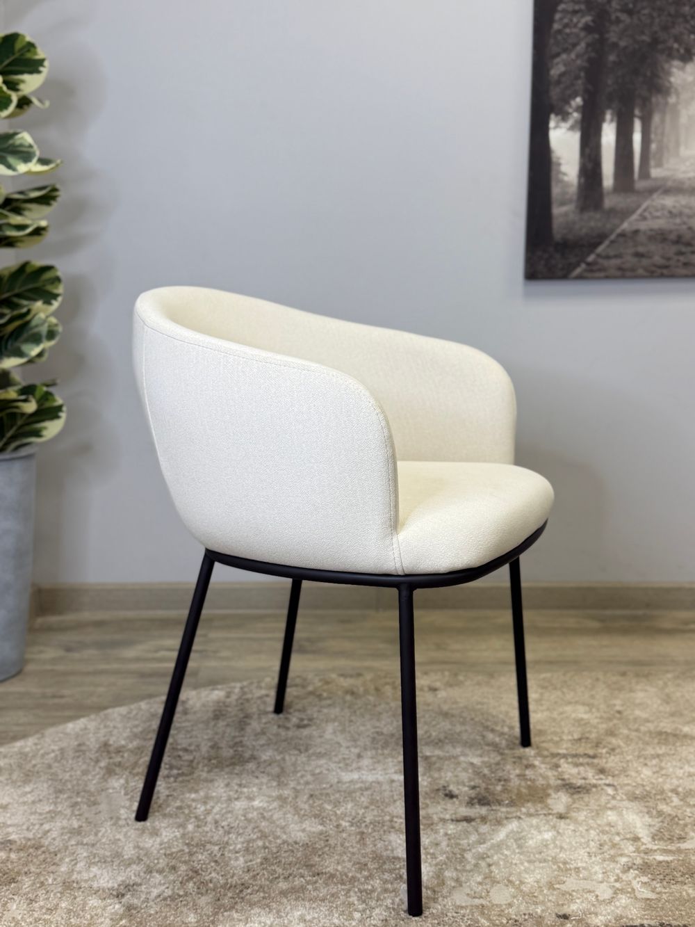 Стул KENNER 313SD черный/жемчуг