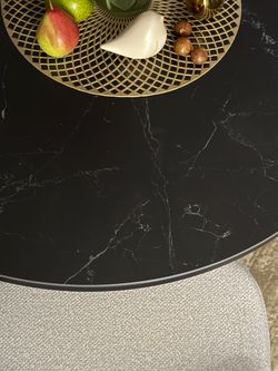 Стол KENNER DO1300 черный/керамика черная