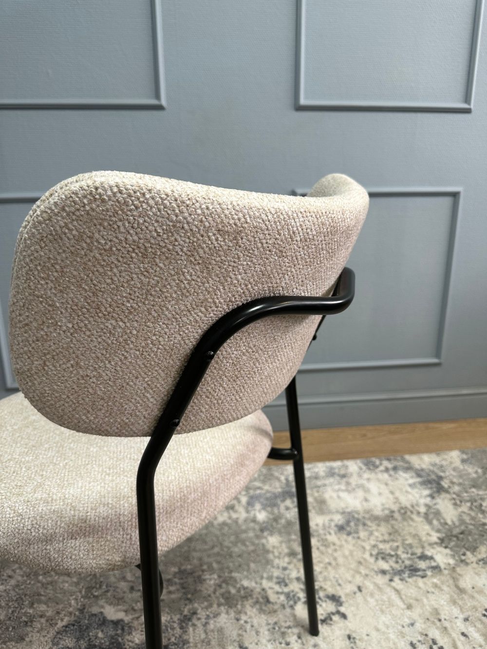 Комплект стульев 2шт KENNER 302SD черный/бежевый микробукле