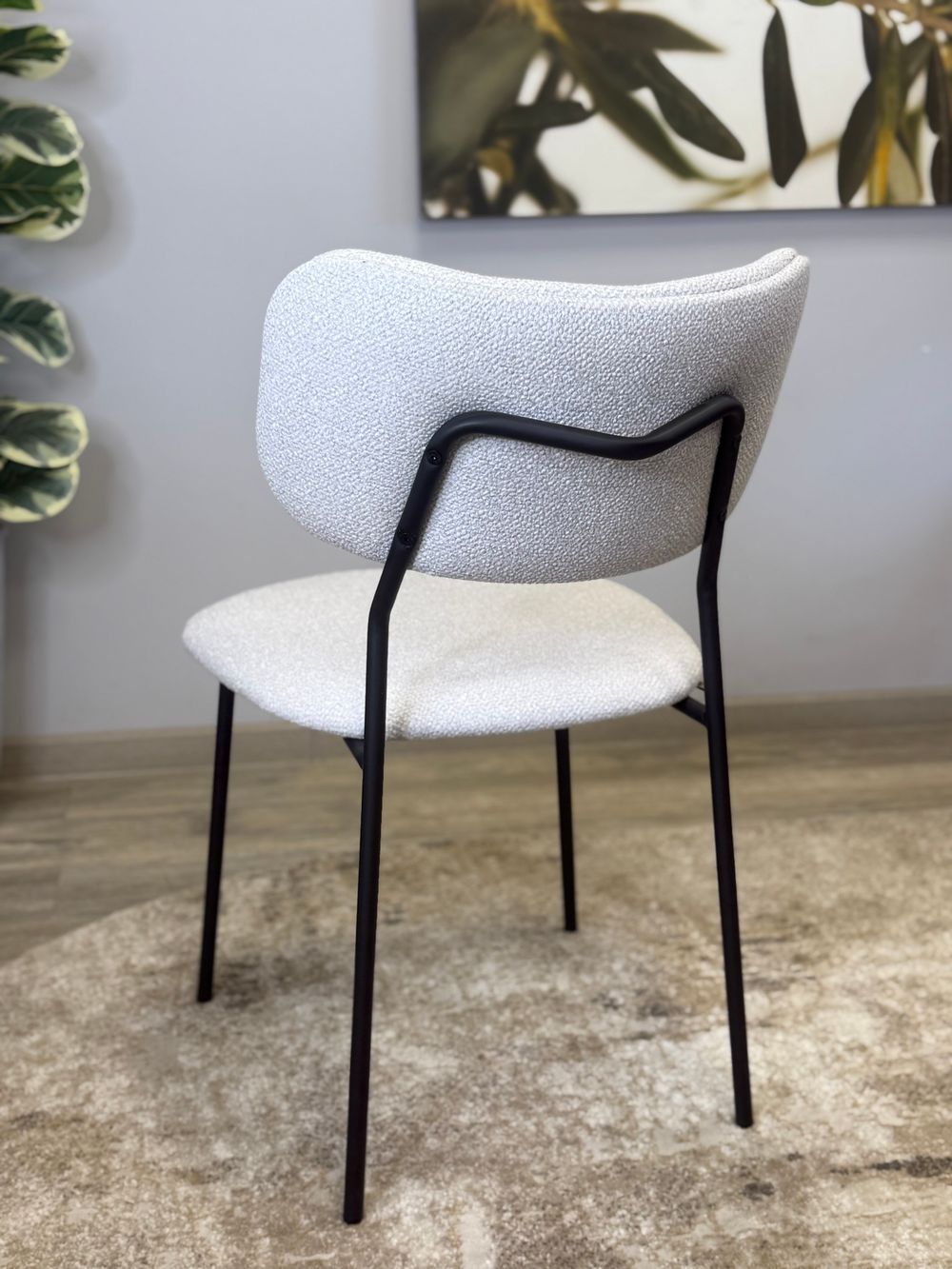 Стул KENNER 302SD черный/серебристый микробукле