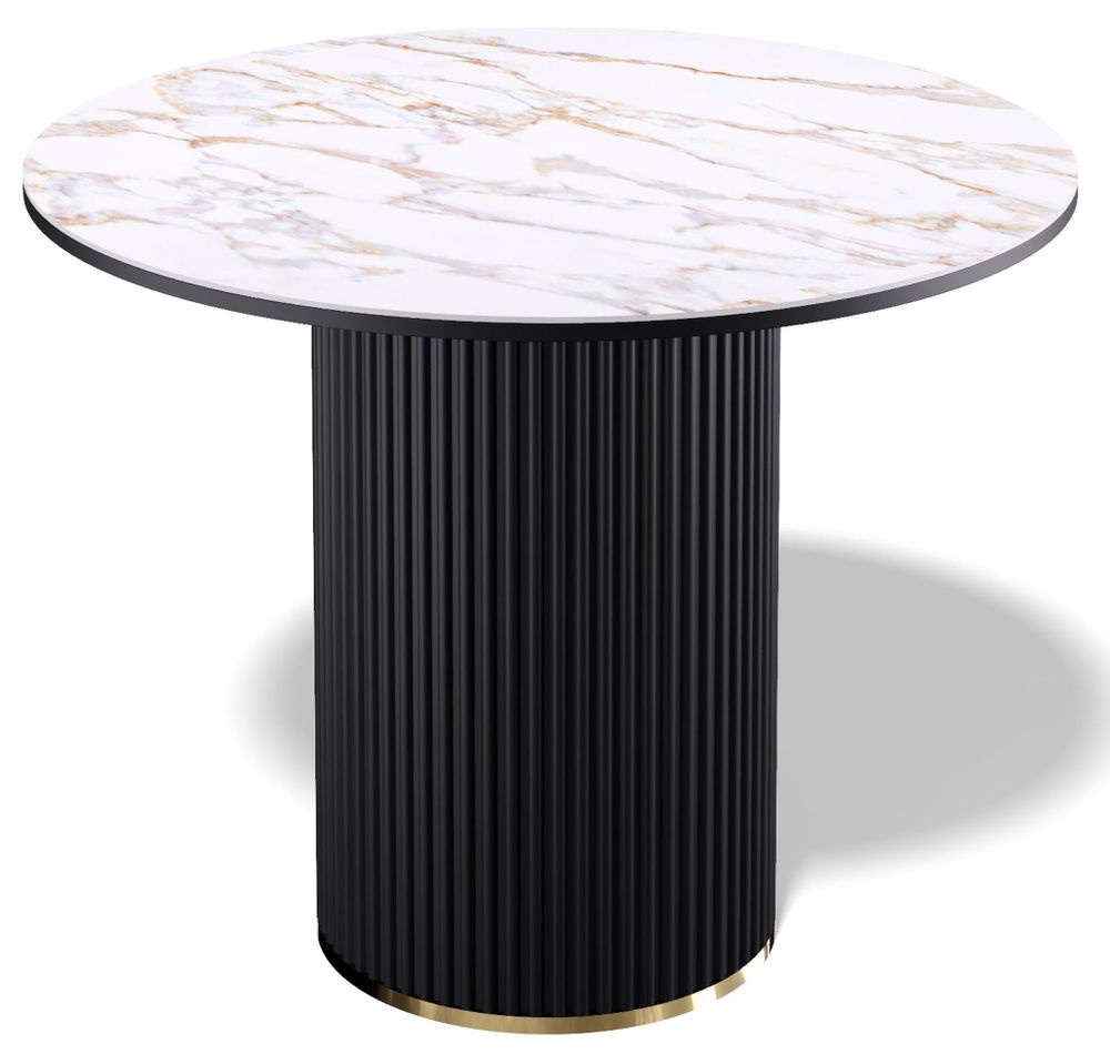 Стол Kenner LD900, белый/керамика CARLA LARKIN арт.170116