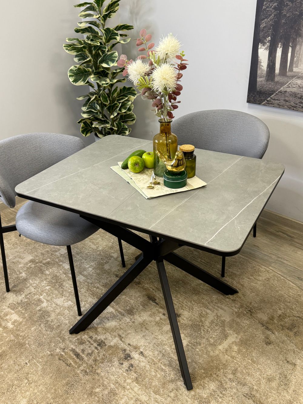 Стол Kenner BK1000, черный/керамика NEW ARMANI GREY