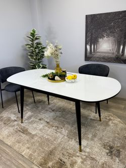 Стол KENNER 1300K венге/стекло белое глянец