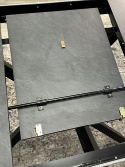 Стол KENNER DR1100 черный/сланец черный