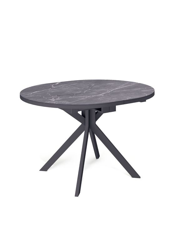 Стол KENNER DO1100 черный/керамика мрамор черный