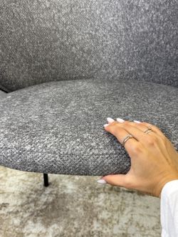 Стул KENNER 305SD черный/серый микробукле