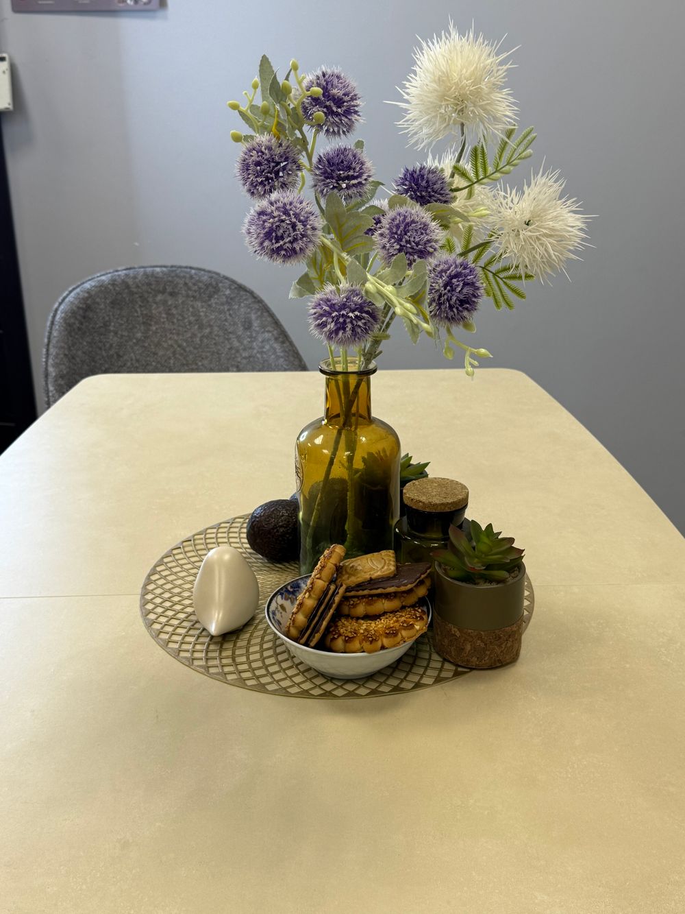 Стол Kenner AK1400, черный/керамика OKARA LIGHT YELLOW арт.170185