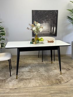 Стол KENNER 1100K венге/стекло белое глянец