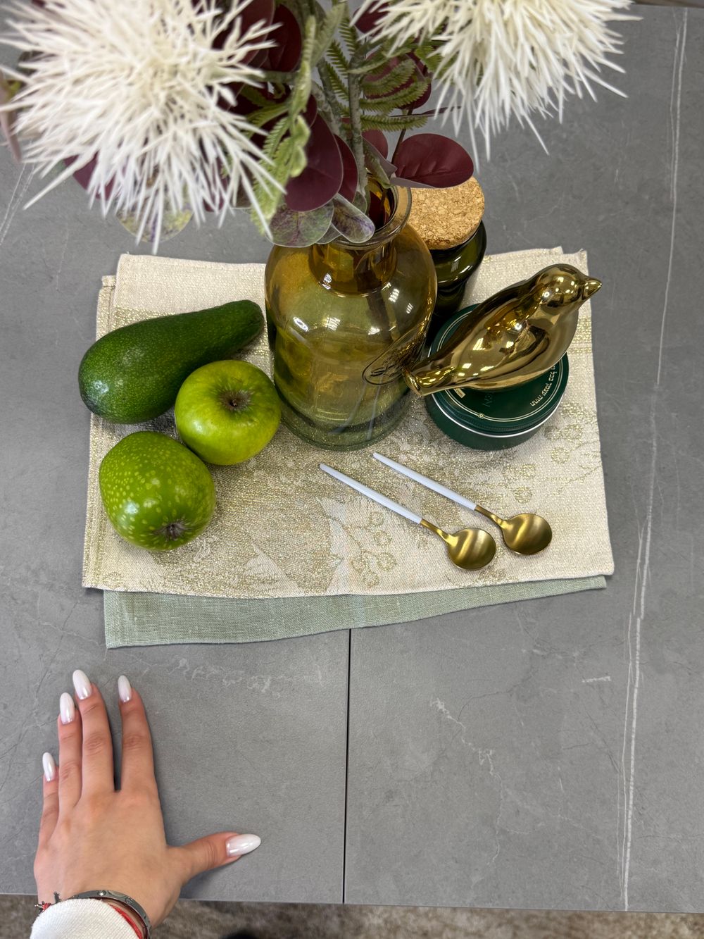 Стол Kenner BK1000, черный/керамика NEW ARMANI GREY