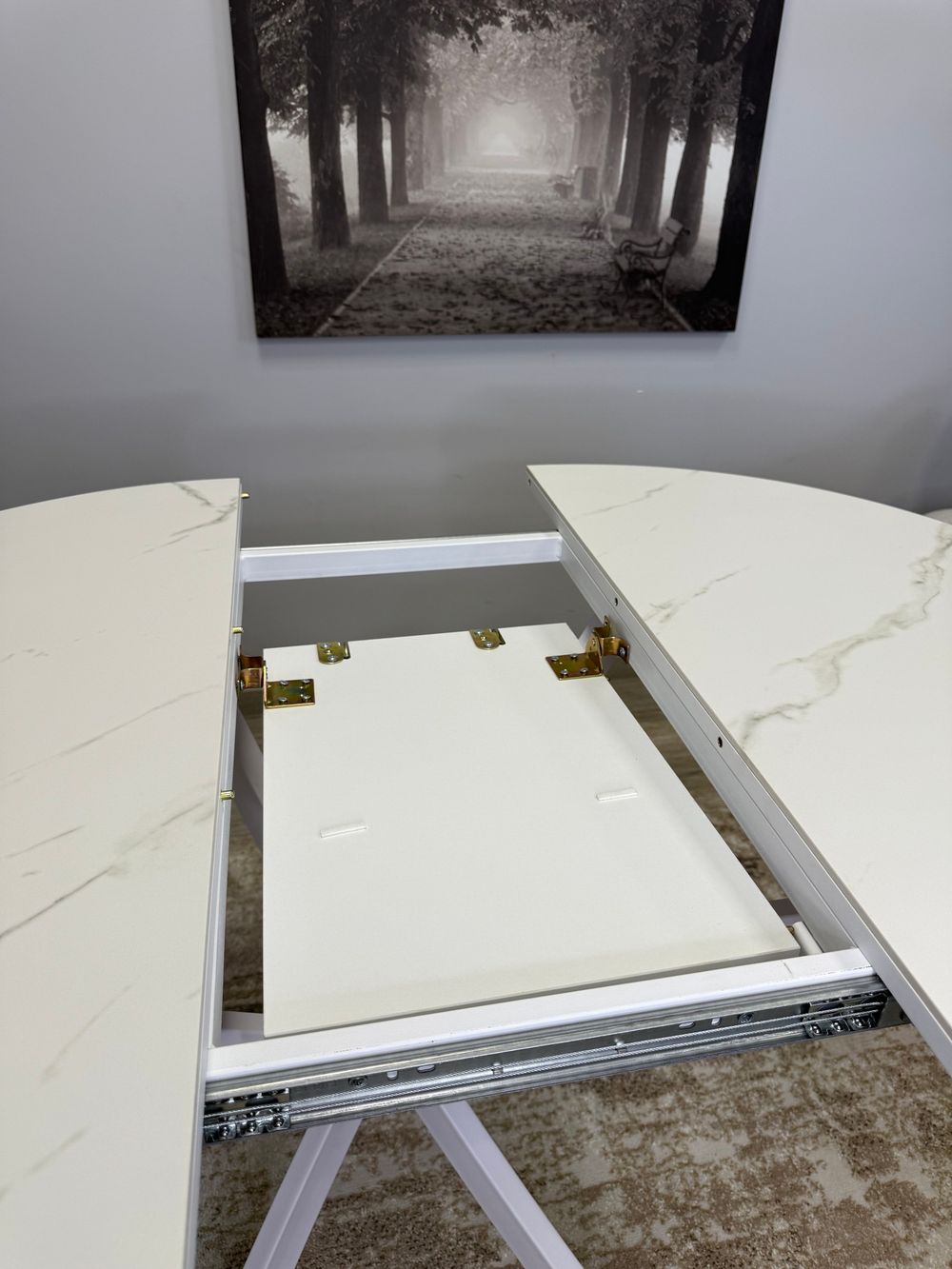 Стол KENNER R1000s белый/керамика белая