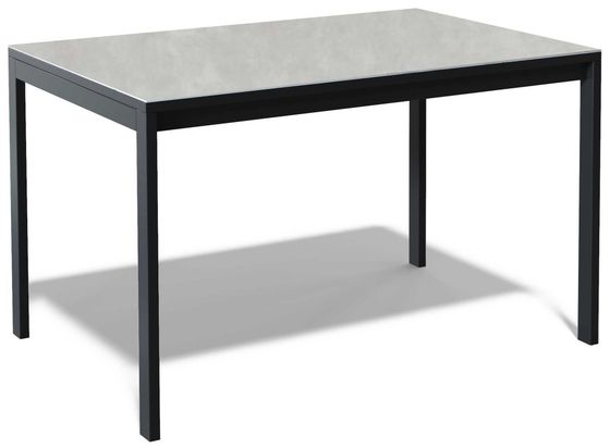 Стол Kenner LK1200, черный/керамика CARMEN LIGHT GRAY арт.170156