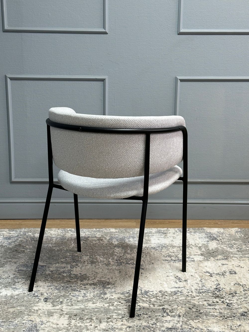 Комплект стульев 2шт KENNER 303SD черный/микробукле серебристый