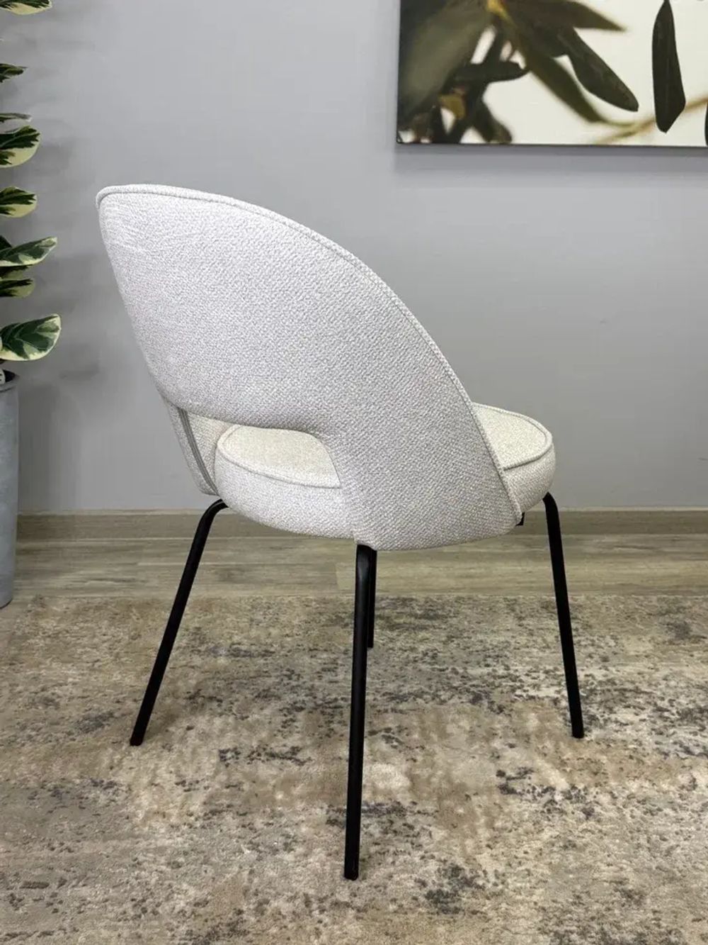 Стул KENNER 179SD черный/серебристый