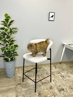 Стул Kenner 309SD барный черный/ткань O18