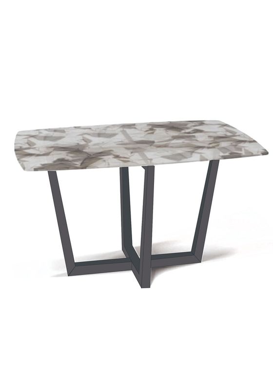 Стол KENNER X1400 венге/стекло триплекс листья