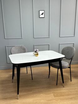 Стол KENNER K1200 венге/стекло белое сатин