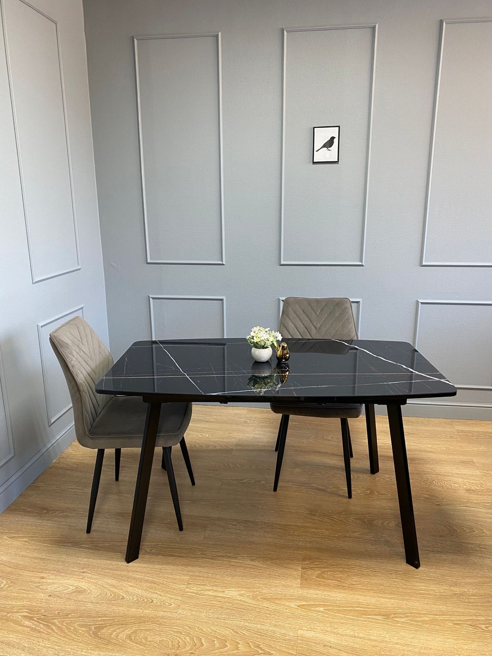 Стол KENNER AA1400 черный/керамика черная