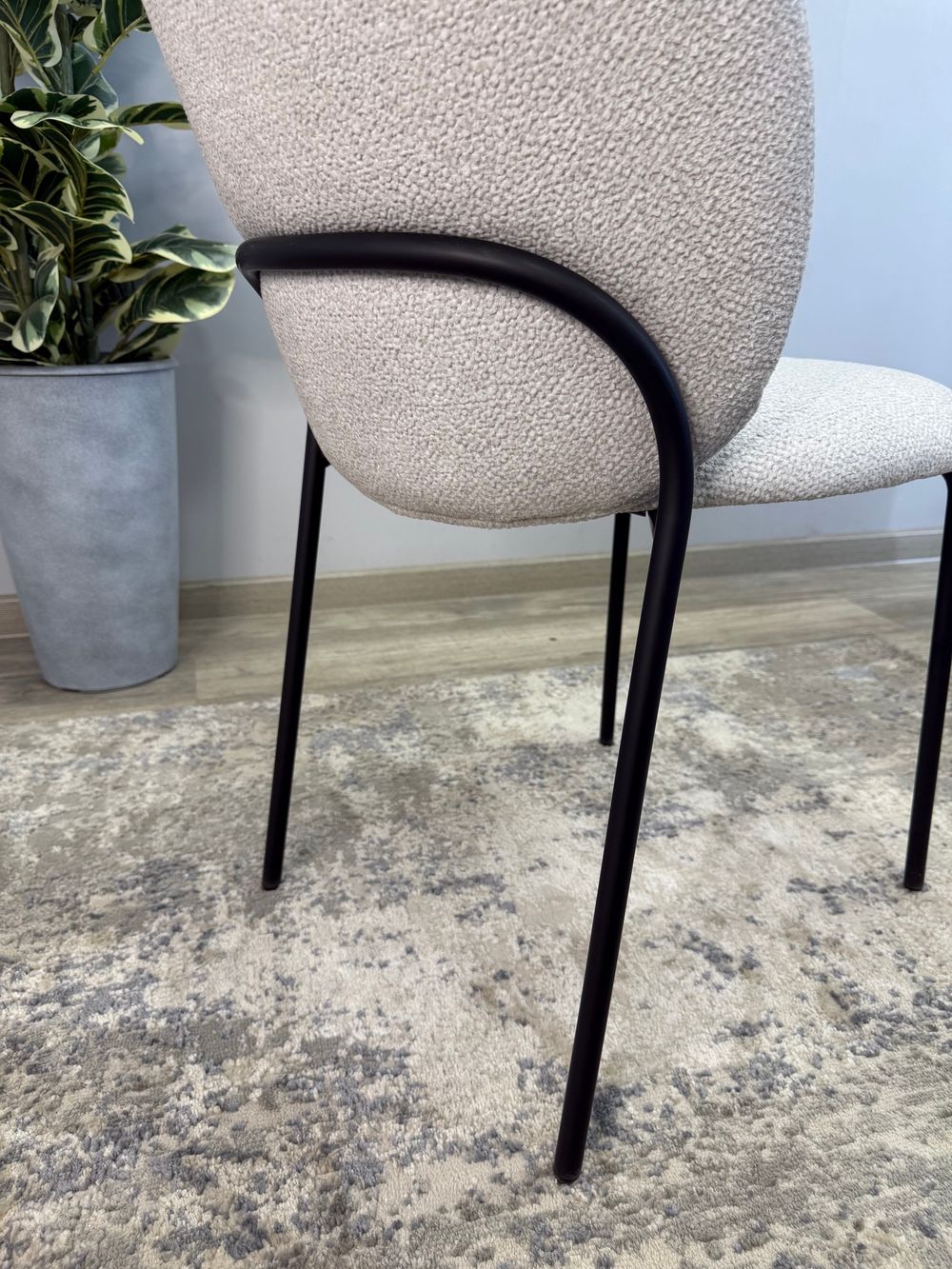 Стул KENNER 307SD черный/серебристый