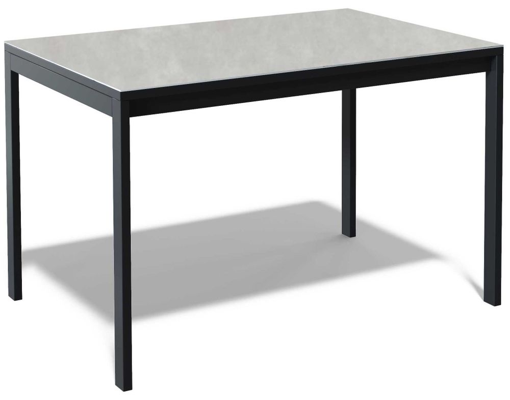 Стол KENNER LK1000 черный/керамика CARMEN LIGHT GRAY арт.170156