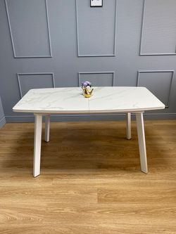 Стол KENNER AA1400 белый/керамика белая