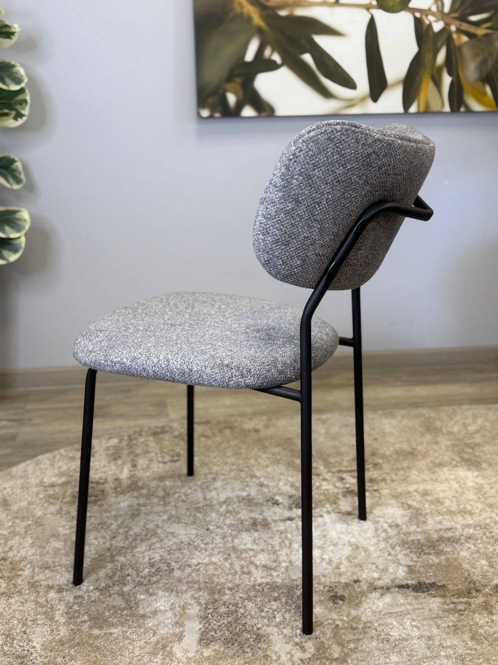 Стул KENNER 302SD черный/серый микробукле