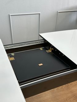 Стол KENNER K1200 венге/стекло белое сатин