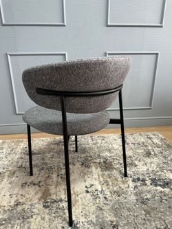 Комплект стульев 2шт KENNER 309SD черный/микробукле серый