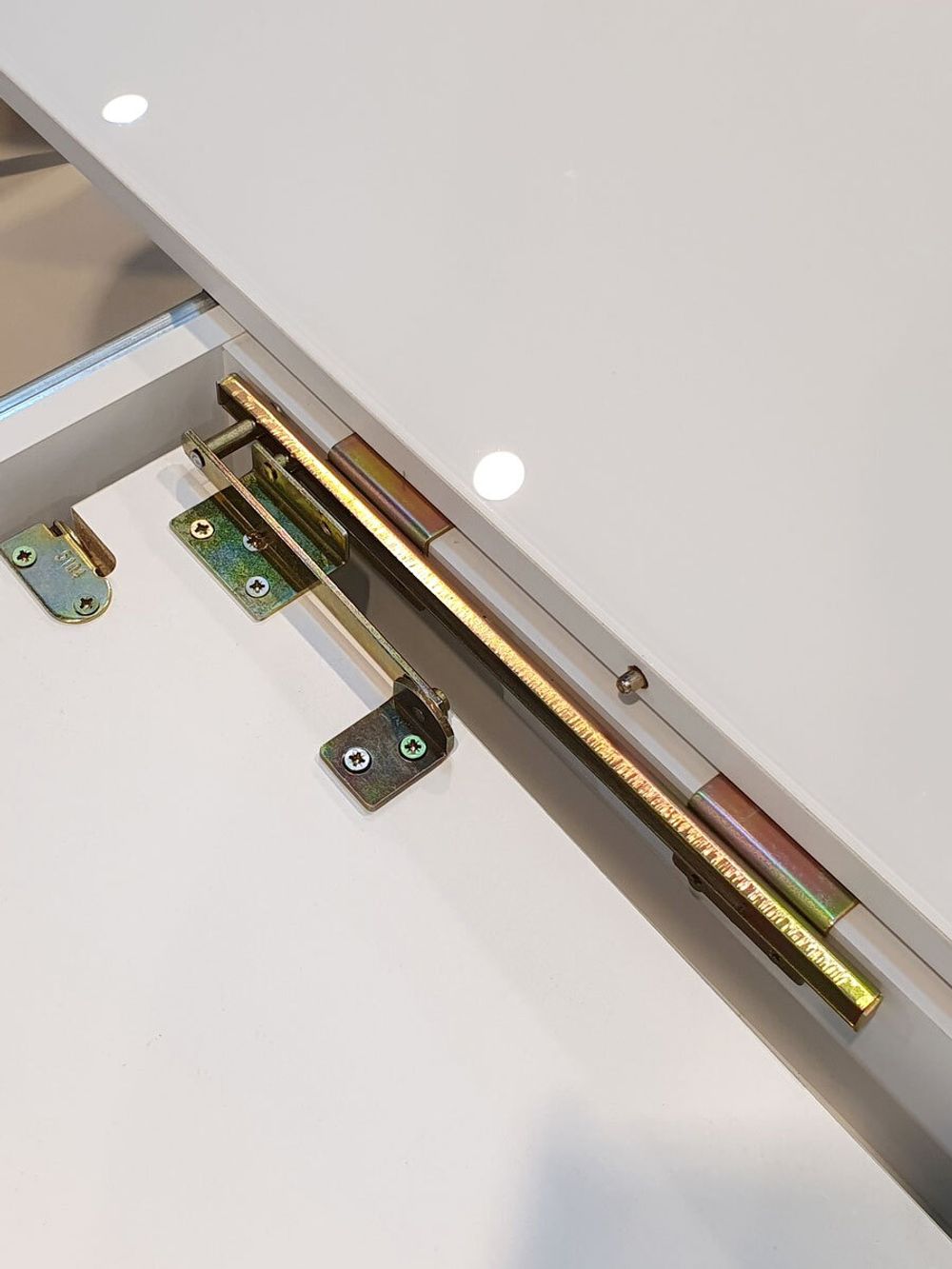 Стол KENNER R1100 хром/стекло белое глянец