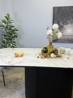 Стол Kenner LDs1600, белый/керамика TIANSHAN WHITE